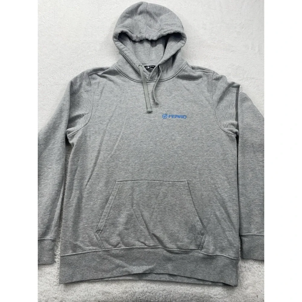 The North Face Hoodie Men's Gray Large‎ Pullover Sweatshirt Active Ferro